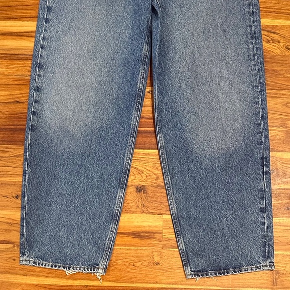 NWT! Agolde Dara Mid Rise Baggy in Pattern Size 27 - Picture 7 of 14